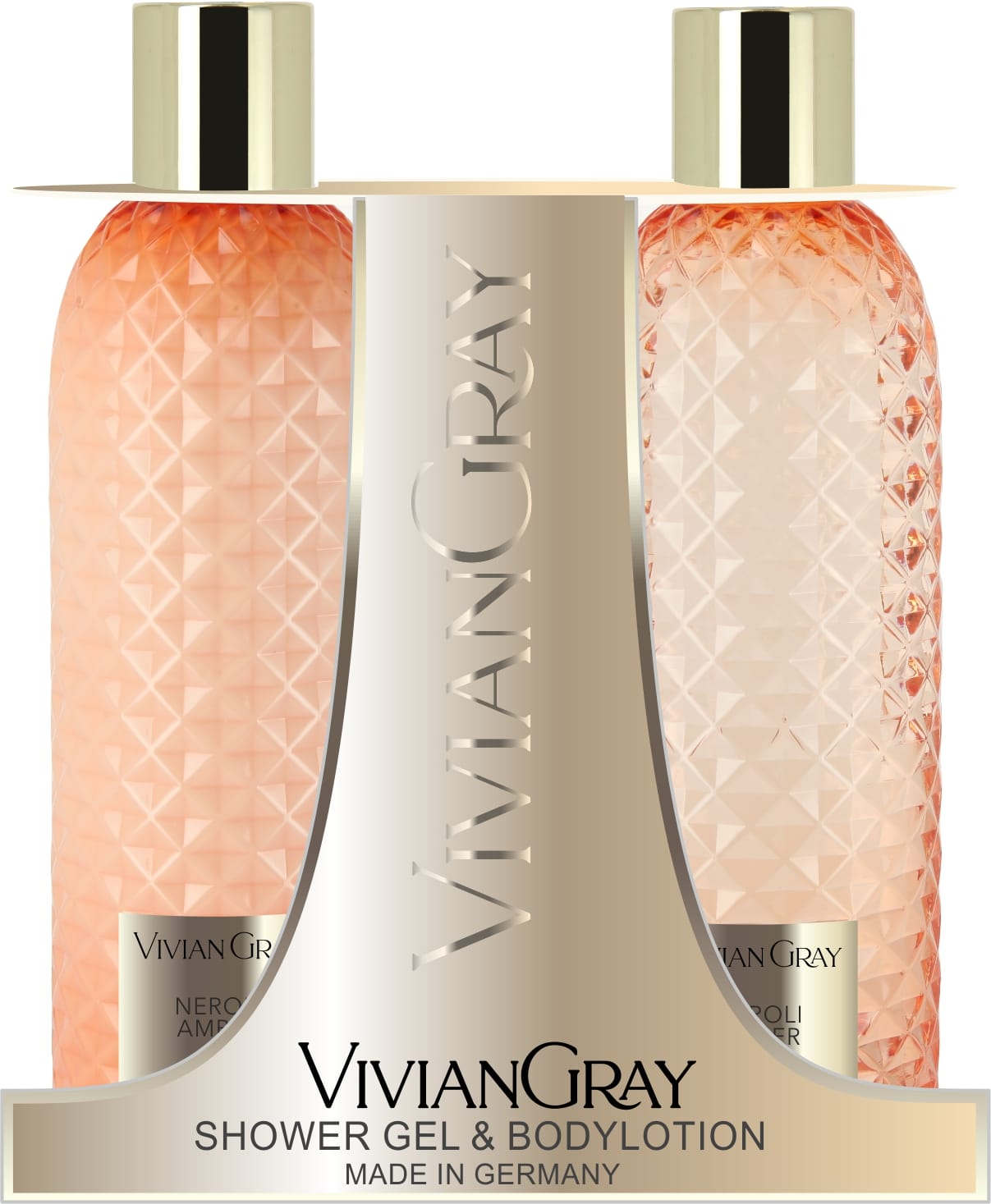 Viviane Gray Gemstone - Neroli & Amber Set Shower Gel & Body Lotion