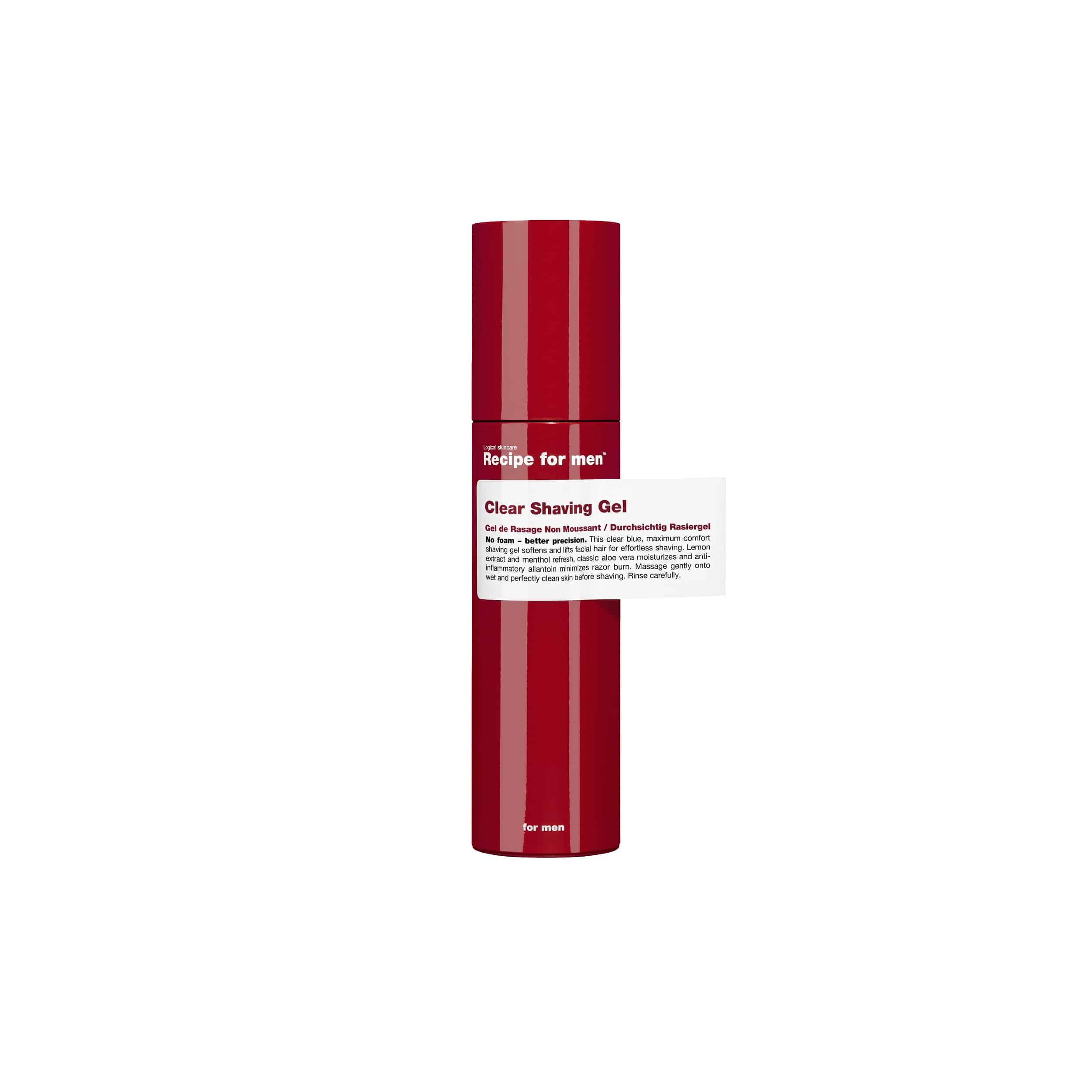 Recipe For Men – Recipe Shaving Gel Clear Recipe For Men - Recipe Shaving Gel Clear