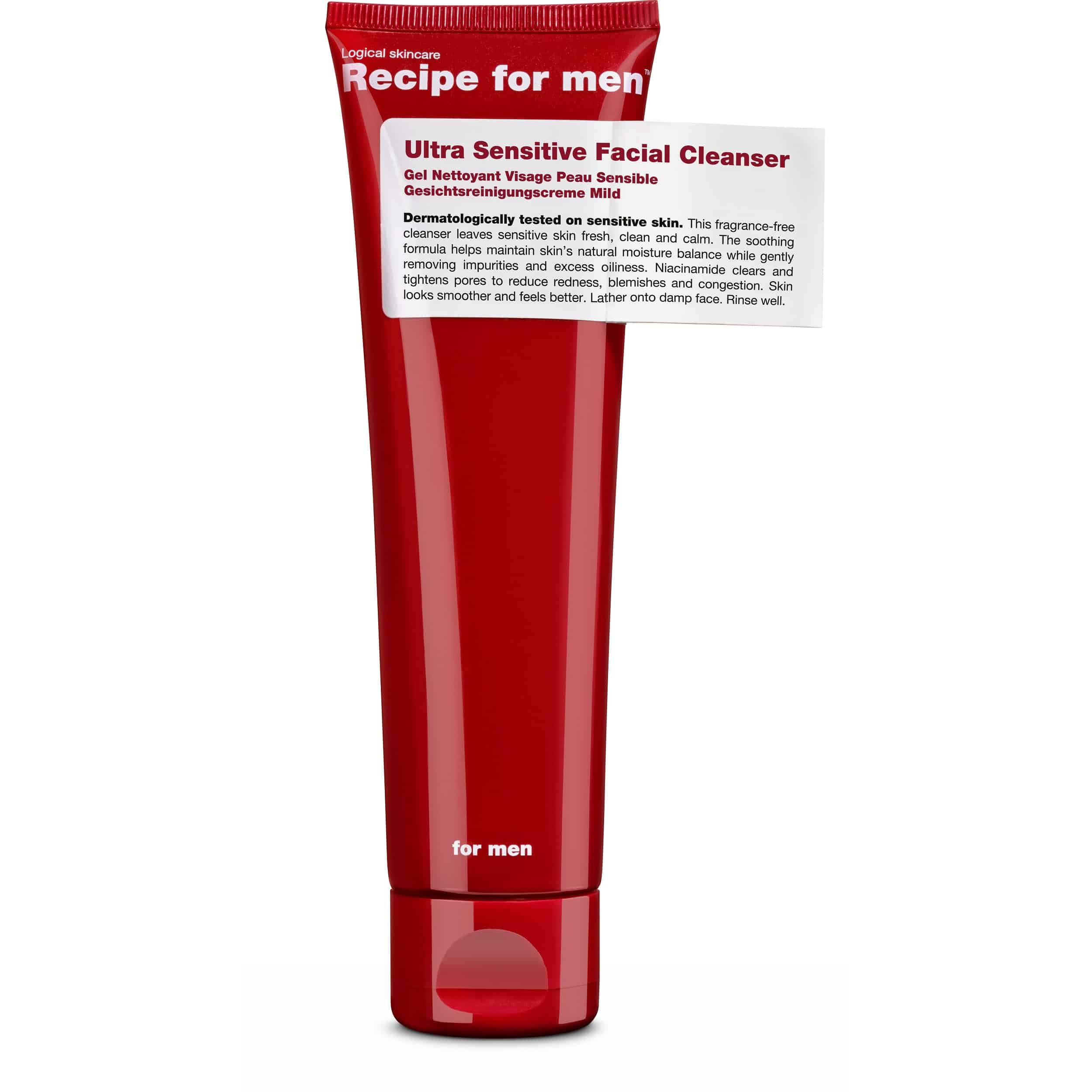 Recipe For Men - Recipe Cleanser Facial U/Sensitive