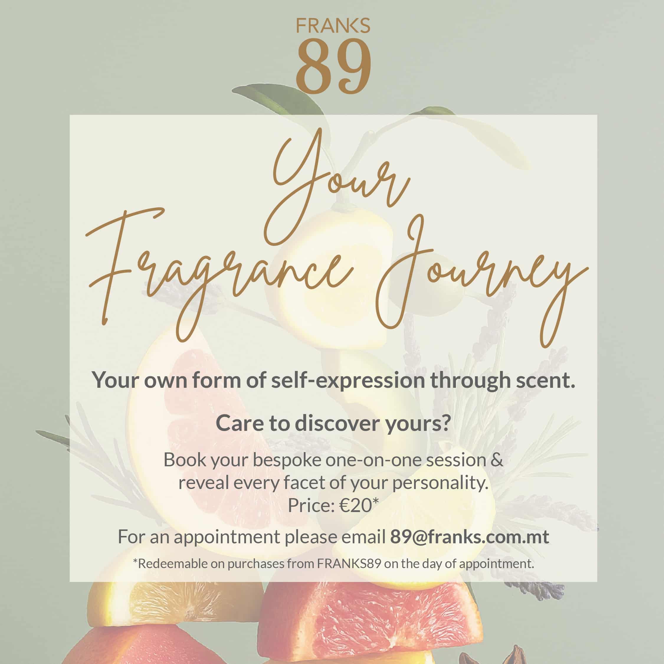 Fragrance Journey - Personalized & private consultation