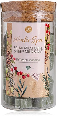 Winter Spa Glass With Cork Stopper