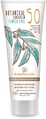 Australian Gold Botanical SPF50 Medium Tanning Lotion Light