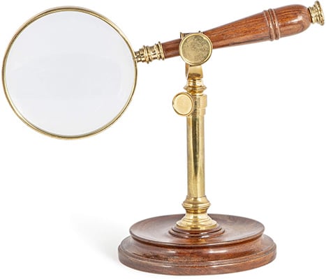 Authentic Models Magnifying Glass With Stand