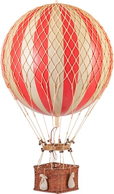 Authentic Models Jules Verne Balloon, True Red