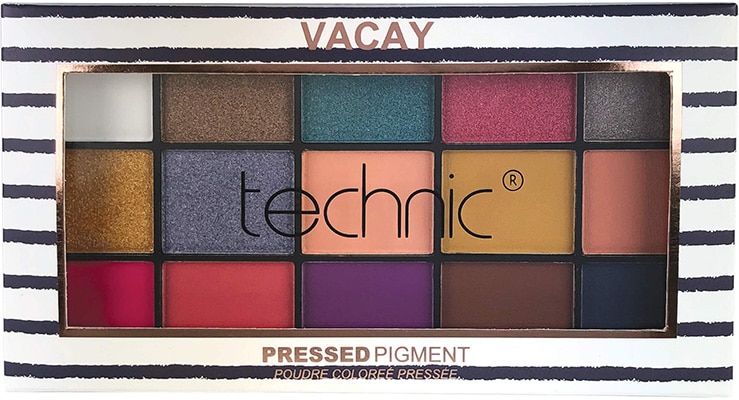 Technic Pressed Pigment Eyeshadow Palette - Vacay