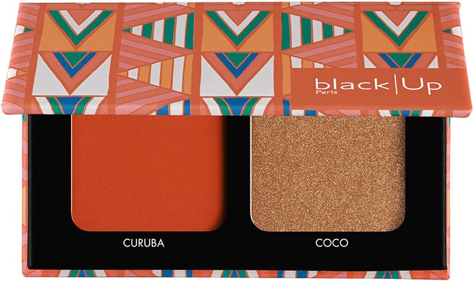 Black up Blush And Highlighter Duo N°01