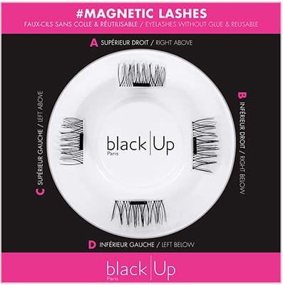 Black up Magnetic False Lashes N°01