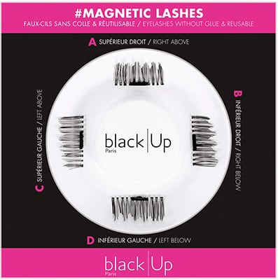 Black up Magnetic False Lashes N°02