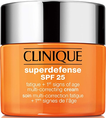 Clinique Superdefense* Broad Spectrum SPF 25 Fatigue + 1st Signs Of Age Multi-Correcting Cream Combination to Oily Clinique Superdefense* Broad Spectrum SPF 25 Fatigue + 1st Signs Of Age Multi-Correcting Cream Combination to Oily