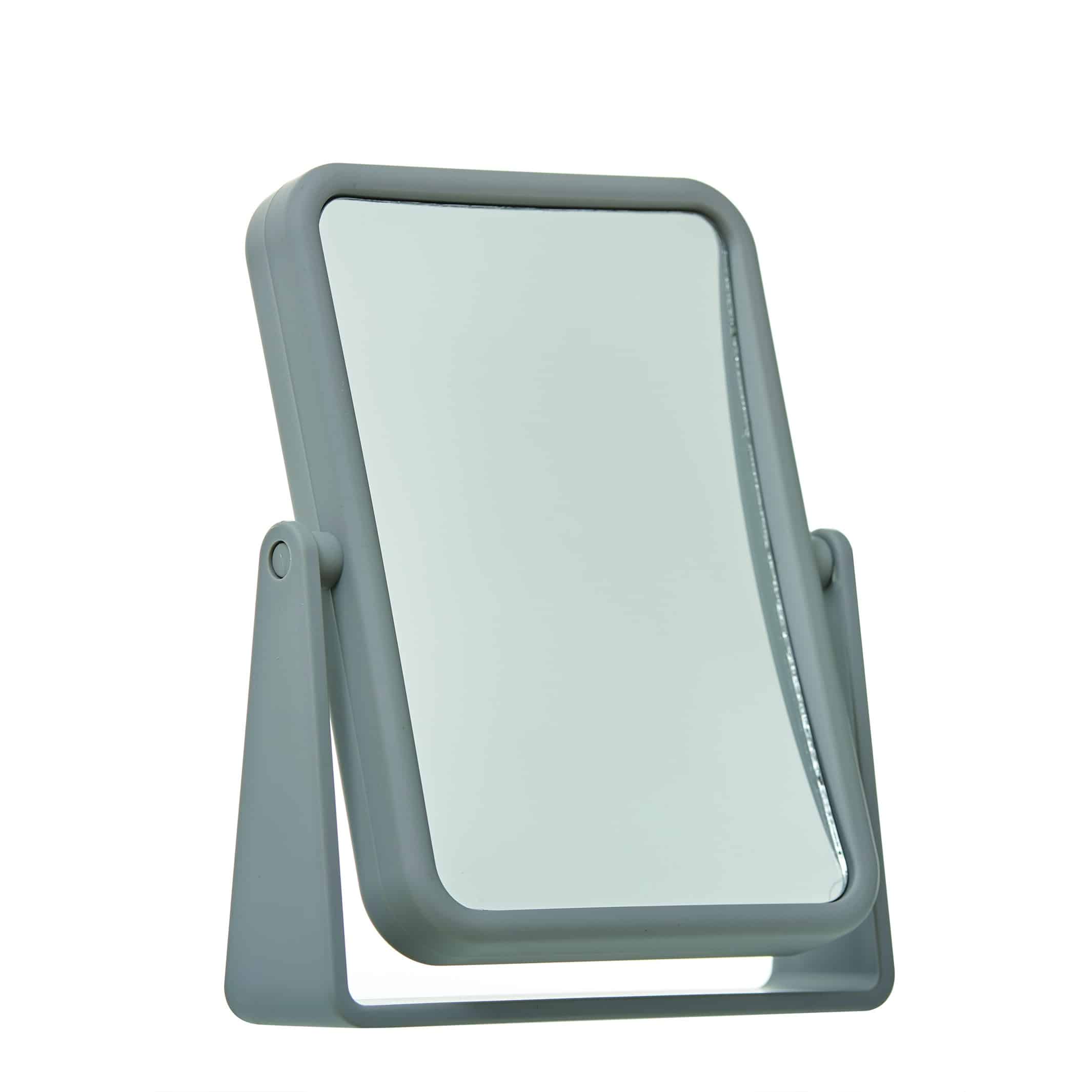 Danielle Rectangular Mirror In Grey Danielle Rectangular Mirror In Grey