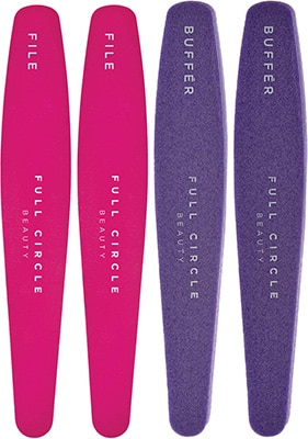Danielle Full Circle Beauty - 4 piece professional Nail file