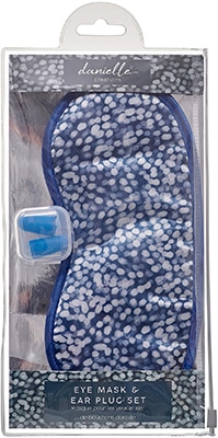 Danielle Teal Dot Eyemask and Ear Plug Set Danielle Teal Dot Eyemask and Ear Plug Set