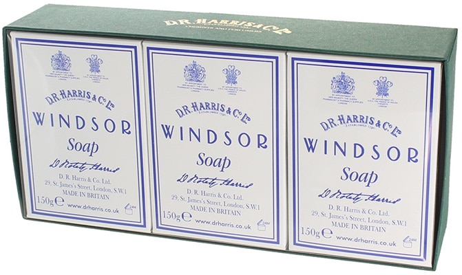 D.R. Harris Windsor Bath Soap X3