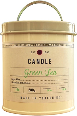 Fikkerts Green Tea Candle Tin Large Fikkerts Green Tea Candle Tin Large