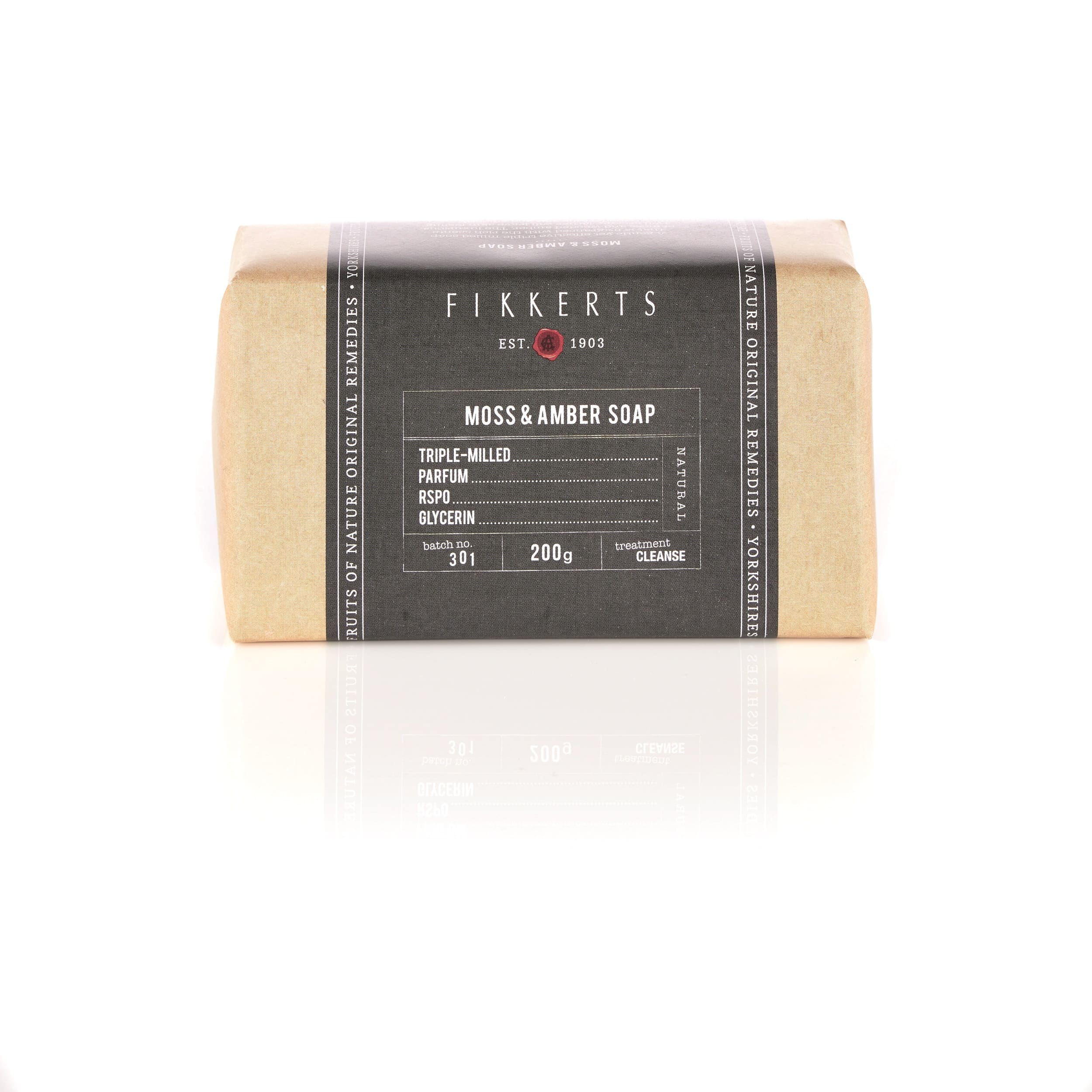 Fikkerts Moss & Amber Soap Fikkerts Moss & Amber Soap