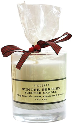 Fikkerts Winter Berries Candle In Glass Jar Fikkerts Winter Berries Candle In Glass Jar