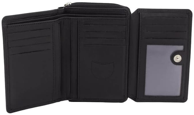 Friedrich Ladies Wallet Gold Nappa Black