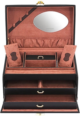 Friedrich Jewellery Case Copenhagen Black - Medium