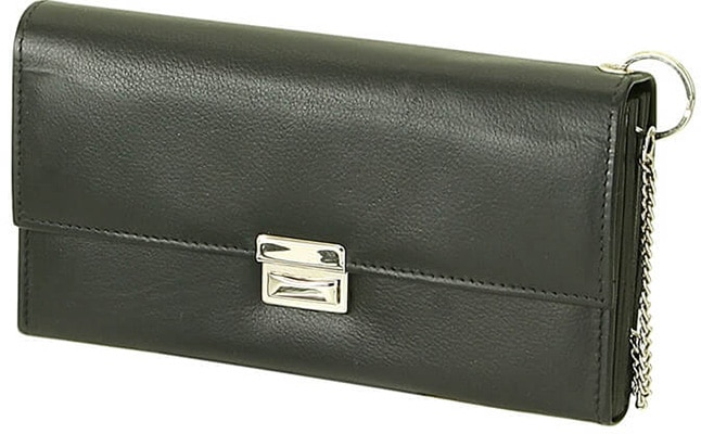 Friedrich Waiter Wallet Goat Leather - Black