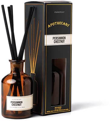 Gentlemens Hardware Paddy Wax Apothecary Amber Glass Diffuser Persimmon & Chestnut