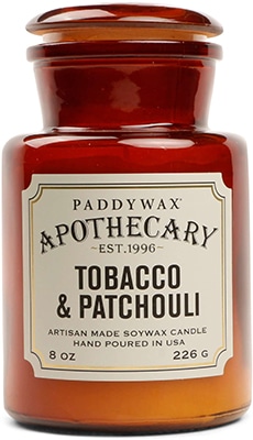 Paddy Wax Apothercary Glass Candle Tobacco & Patchouli