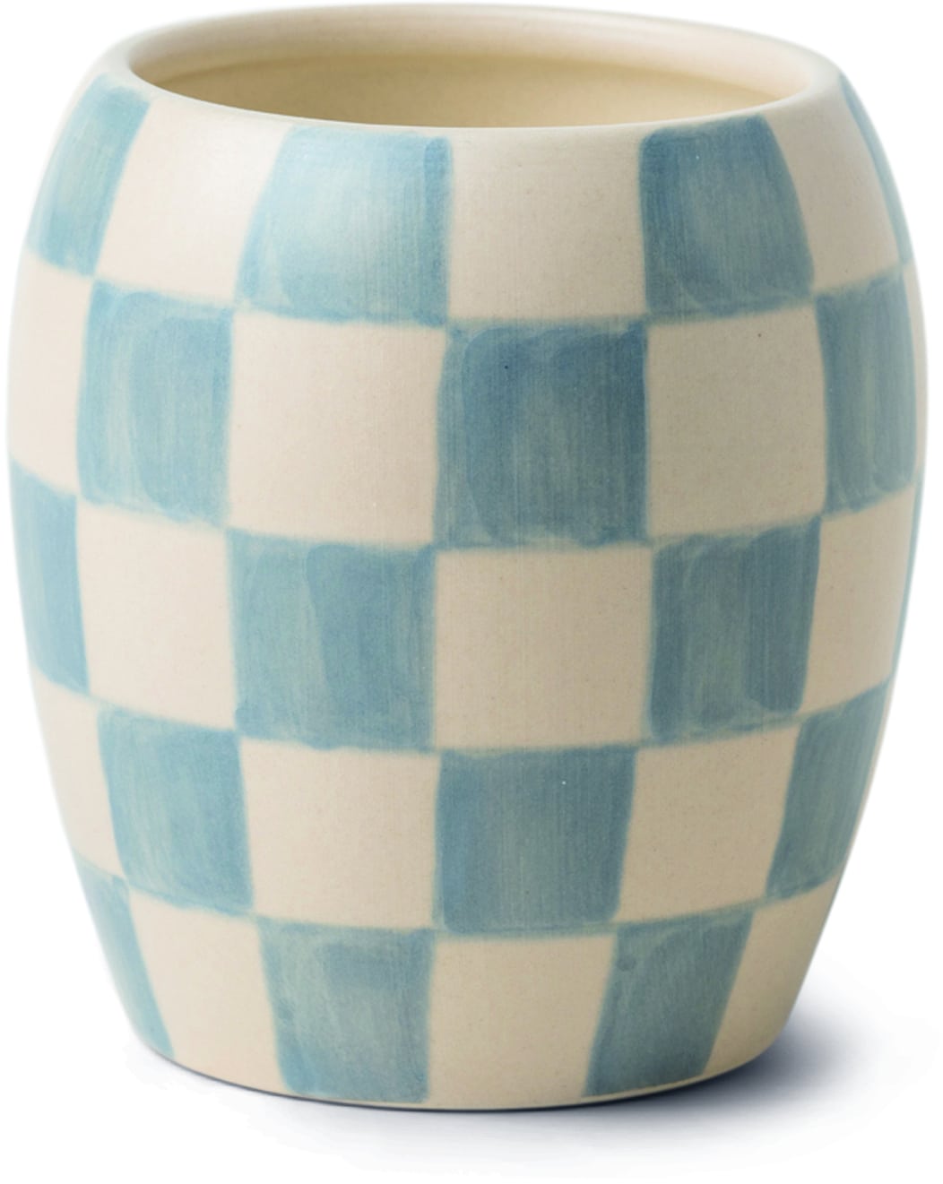 Gentlemens Checkmate Checkered Candle