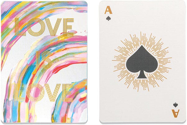 Gentlemen's Hardware Designworks Ink Playing Cards Love Is Love