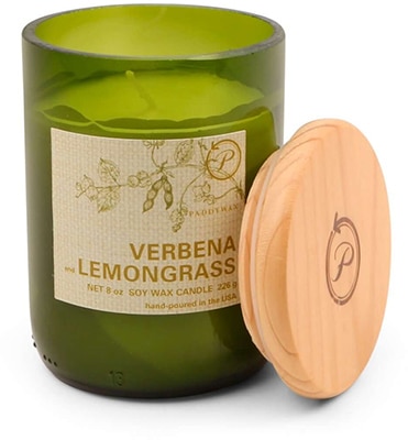 Gentlemen's Hardware Paddy Wax Eco Green Recycled Glass Candle Verbena & Lemongrass