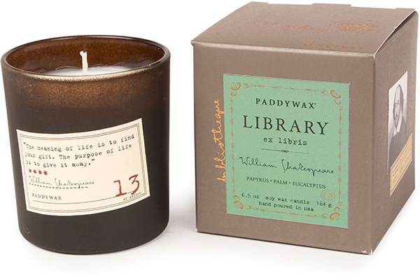 Gentlemen’s Hardware Library Candle – William Shakespeare Gentlemen's Hardware Library Candle - William Shakespeare