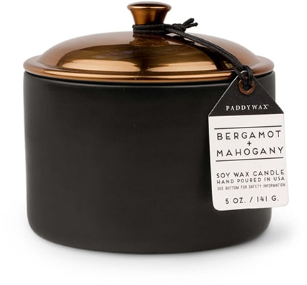 Gentlemens Hardware Paddy Wax Hygge Ceramic Candle Black