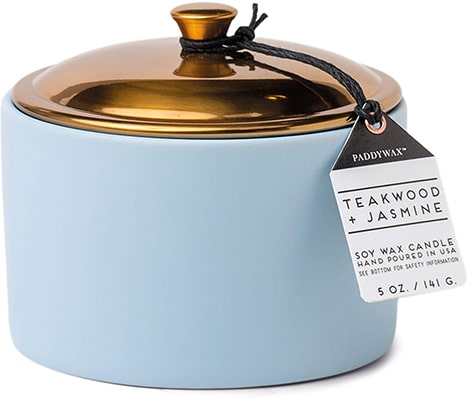 Gentlemens Hardware Paddy Wax Hygge Ceramic Candle Blue