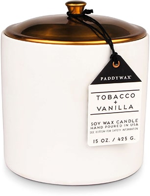 Gentlemens Hardware Paddy Wax Hygge 3 Wick Ceramic Candle White