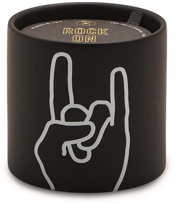 Gentlemens Hardware Paddy Wax Impressions Ceramic Candle Rock On