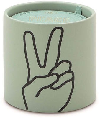 Gentlemens Hardware Paddy Wax Impressions Ceramic Candle Mint Peace