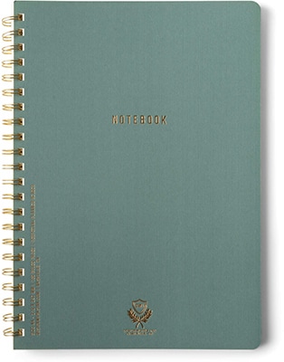 Gentlemen's Hardware Designworks Ink Crest Kraft Twin Wire Notebook (A5)