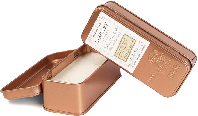 Gentlemen’s Hardware Library Two Wick Travel Tin – Steinbeck Gentlemen's Hardware Library Two Wick Travel Tin - Steinbeck