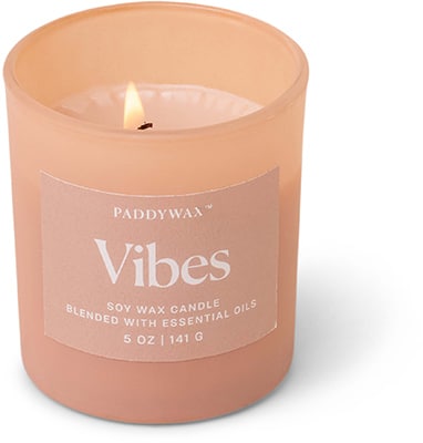 Gentlemen's Hardware Paddy Wax Wellness Glass Candle Pink
