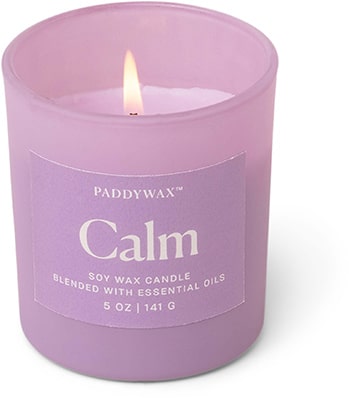 Gentlemen's Hardware Paddy Wax Wellness Glass Candle Lavender