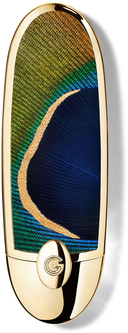 Guerlain The Rouge G Jewel Case Embellished With Precious Plumage