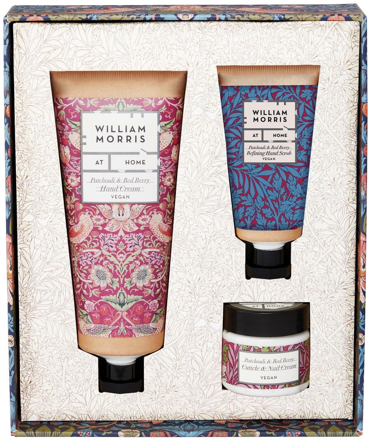 Heathcote & Ivory - William Morris Home - Strawberry Thief - Handcare Treat Set