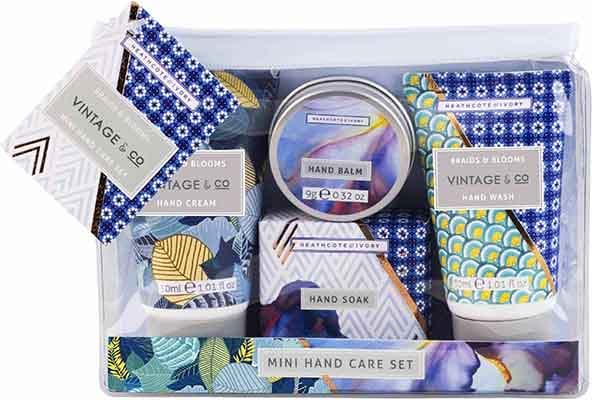 Heathcote & Ivory Vintage & Co Braids & Blooms Mini Hand Care Set Heathcote & Ivory Vintage & Co Braids & Blooms Mini Hand Care Set