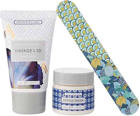 Heathcote & Ivory Vintage & Co Braids & Blooms Nail Care Set Heathcote & Ivory Vintage & Co Braids & Blooms Nail Care Set - Image 2