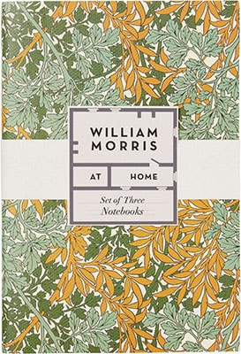 William Morris at Home - Useful & Beautiful Set Of 3 A5 Notebook