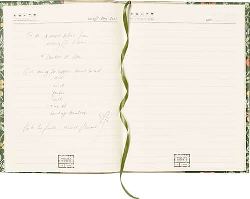 William Morris at Home - Useful & Beautiful Vegan Leather A4 Refillable Pad