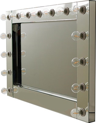 Hollywood Silver Mirror 114x80 cm