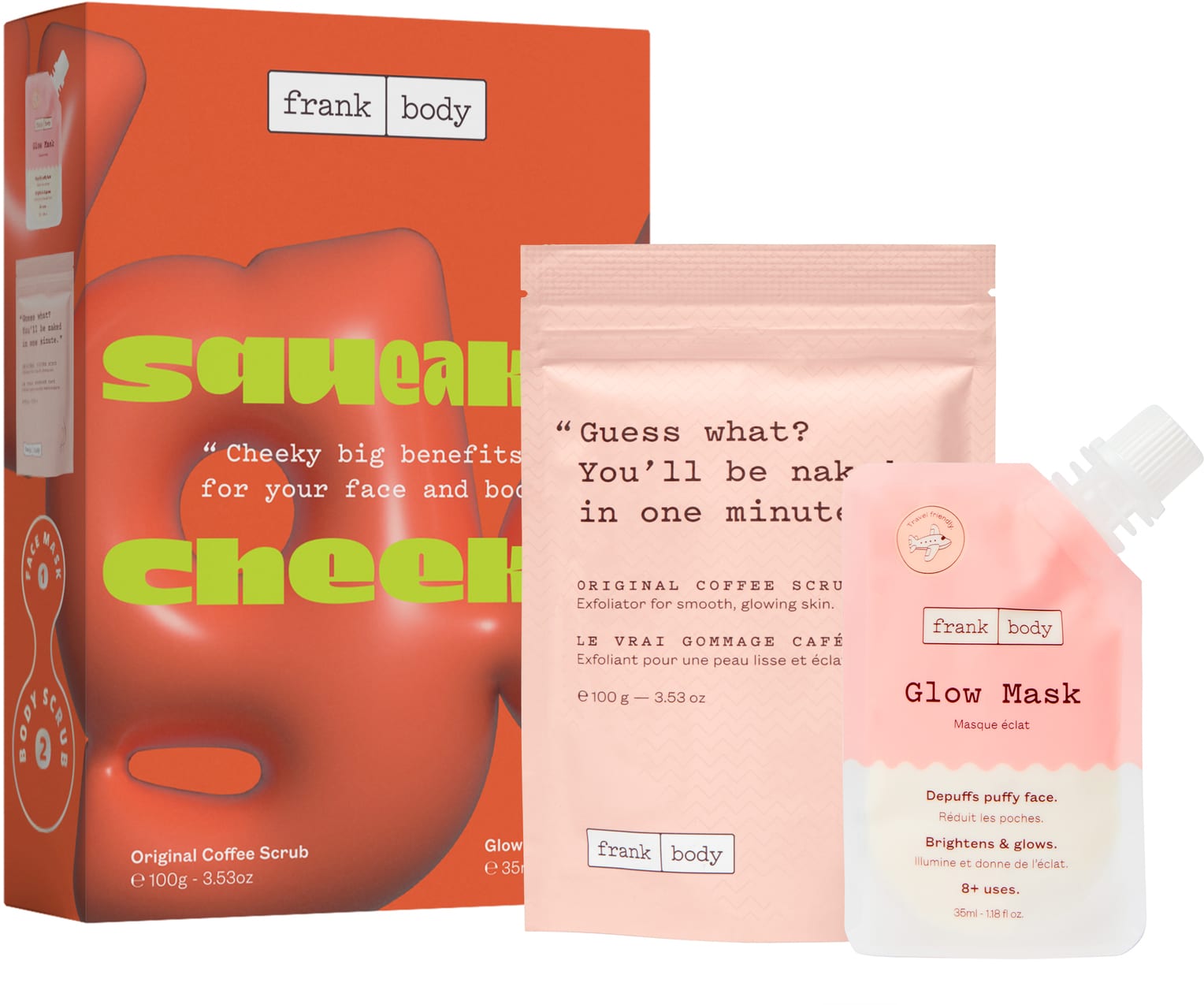 Frank Body Squeaky Cheeks - Christmas Set