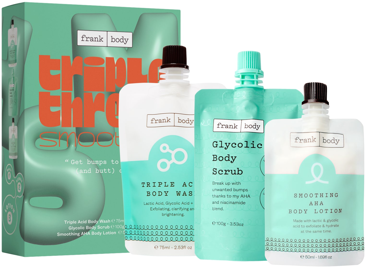 Frank Body Triple Threat Smoother - Christmas Set