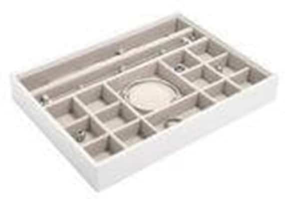 Stackers White/ Grey Velvet Classic Charm Stackers White/ Grey Velvet Classic Charm - Image 2