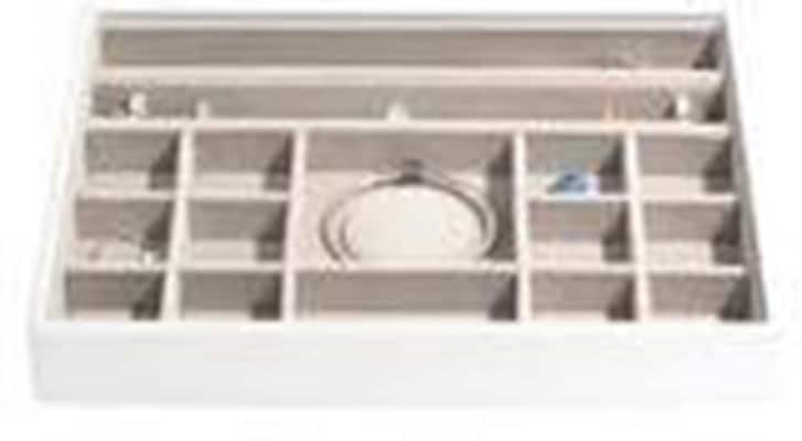 Stackers White/ Grey Velvet Classic Charm Stackers White/ Grey Velvet Classic Charm