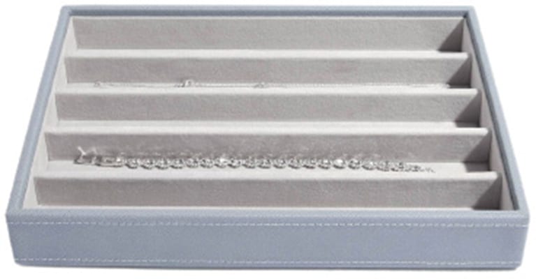 Stackers Stackers Dusky Blue Classic 5 Sec  Necklace Stacker